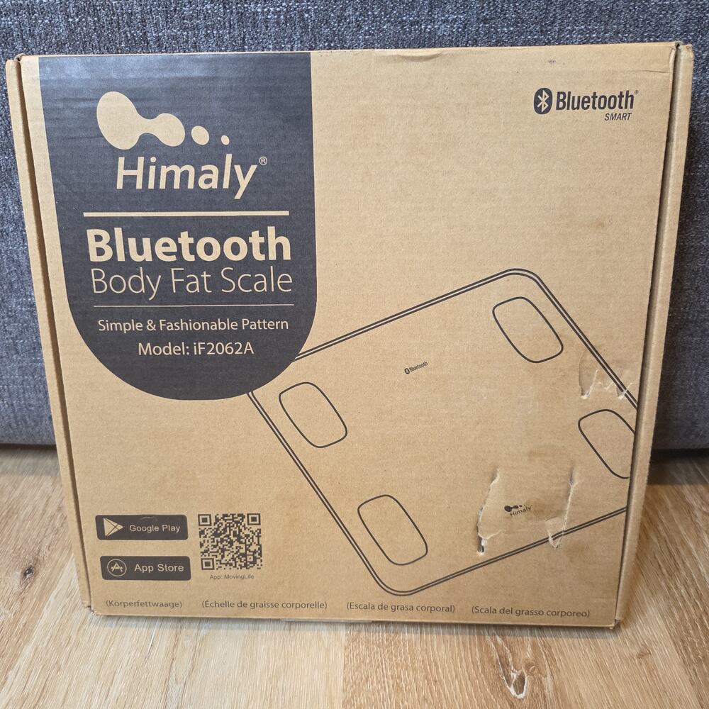 Himaly iF2062A Bluetooth Smart Body Fat Scale 400 lb Pink Open Box